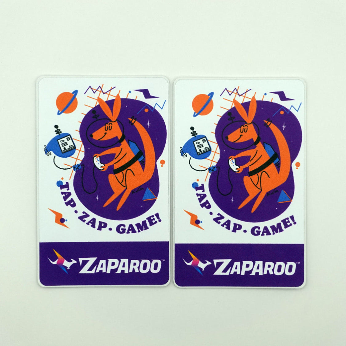 Tap Zap Game! Back Label