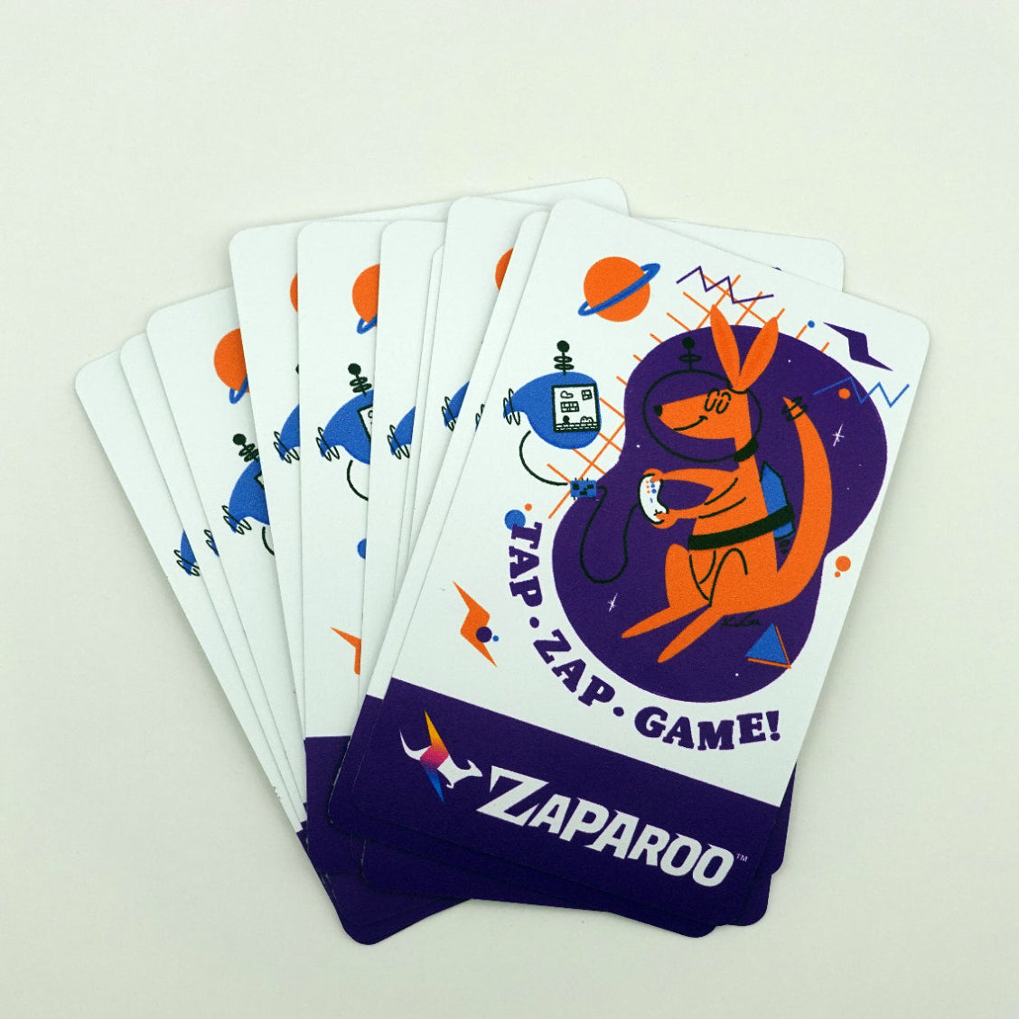 Tap Zap Game! Back Label