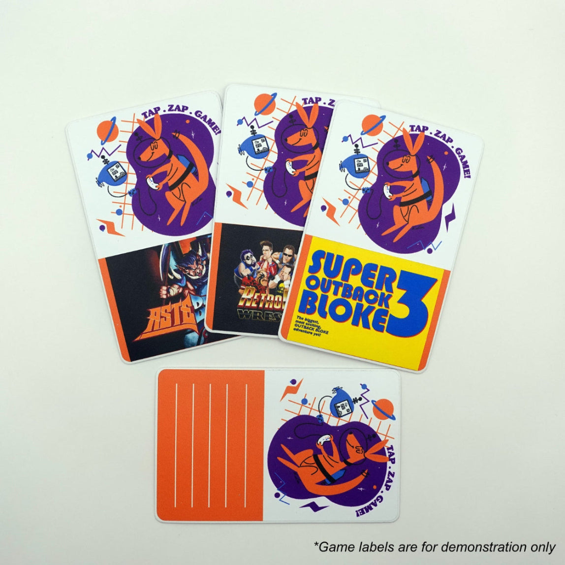 Tap Zap Game! Front Label