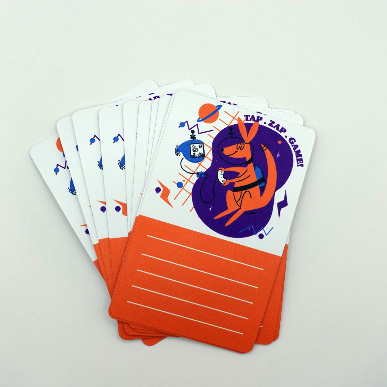 Tap Zap Game! Front Label