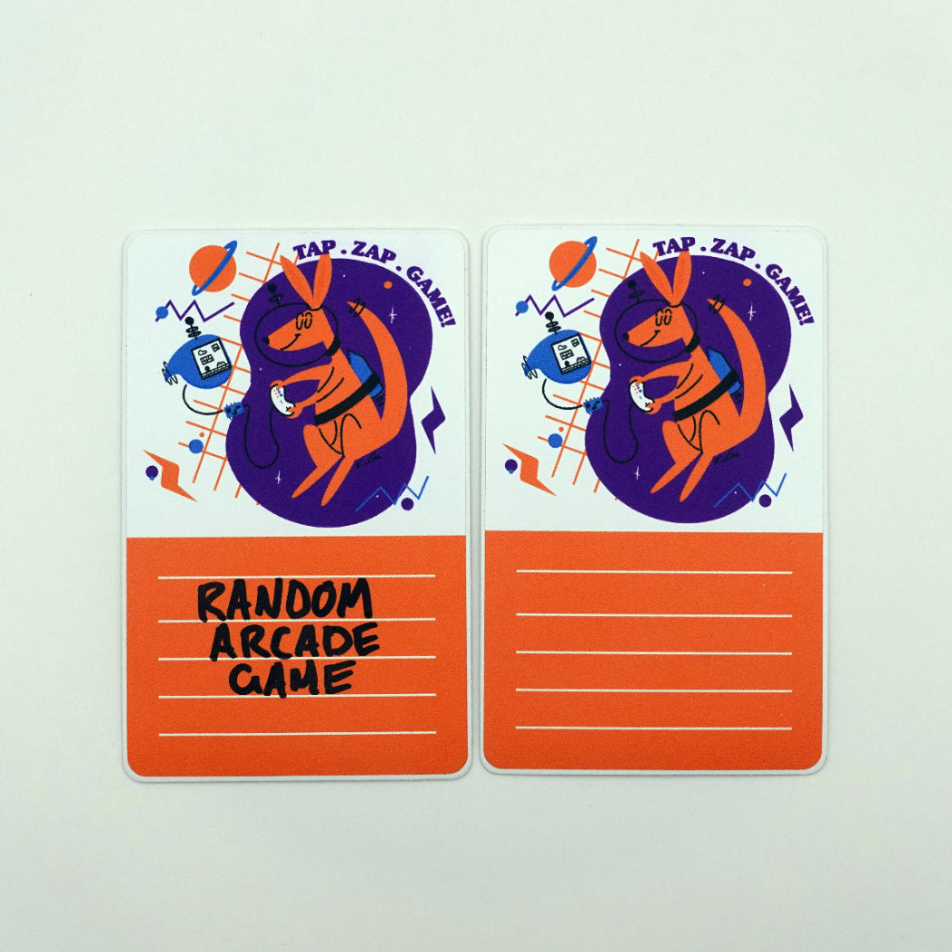 Tap Zap Game! Front Label