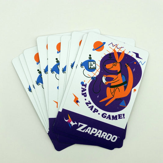 Tap Zap Game! Back Label